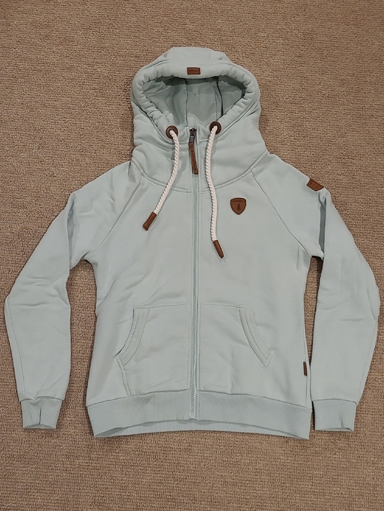 Wanakome Jackets & Blazers - Wanakome Mint Green Hooded Zip Bomber Jacket